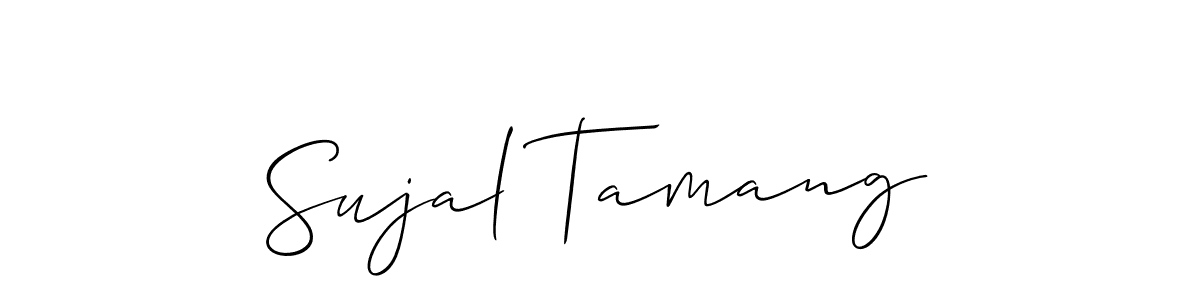 See photos of Sujal Tamang official signature by Spectra . Check more albums & portfolios. Read reviews & check more about Allison_Script font. Sujal Tamang signature style 2 images and pictures png