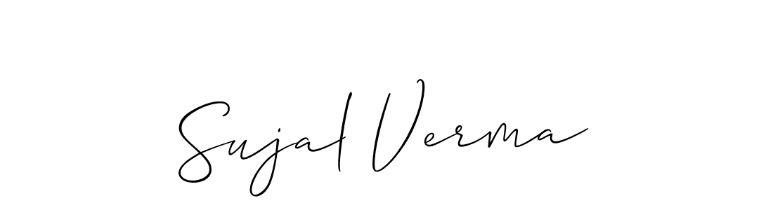 Check out images of Autograph of Sujal Verma name. Actor Sujal Verma Signature Style. Allison_Script is a professional sign style online. Sujal Verma signature style 2 images and pictures png