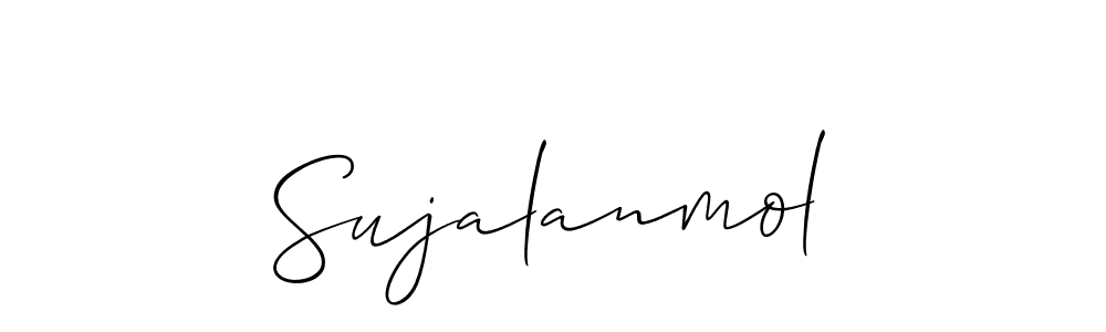 How to make Sujalanmol signature? Allison_Script is a professional autograph style. Create handwritten signature for Sujalanmol name. Sujalanmol signature style 2 images and pictures png