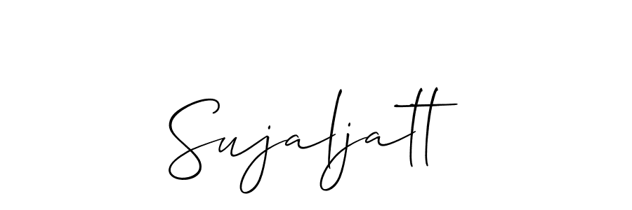 Sujaljatt stylish signature style. Best Handwritten Sign (Allison_Script) for my name. Handwritten Signature Collection Ideas for my name Sujaljatt. Sujaljatt signature style 2 images and pictures png