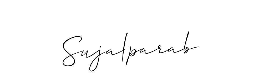 Make a beautiful signature design for name Sujalparab. Use this online signature maker to create a handwritten signature for free. Sujalparab signature style 2 images and pictures png