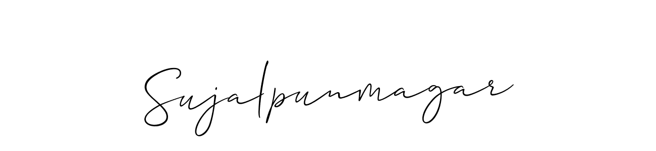 Once you've used our free online signature maker to create your best signature Allison_Script style, it's time to enjoy all of the benefits that Sujalpunmagar name signing documents. Sujalpunmagar signature style 2 images and pictures png