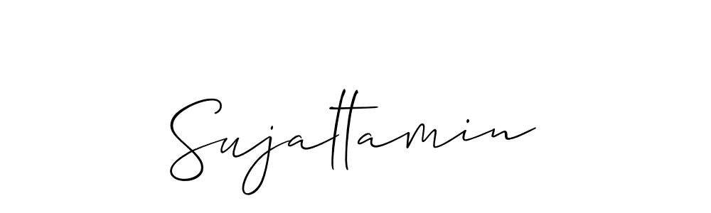 Best and Professional Signature Style for Sujaltamin. Allison_Script Best Signature Style Collection. Sujaltamin signature style 2 images and pictures png
