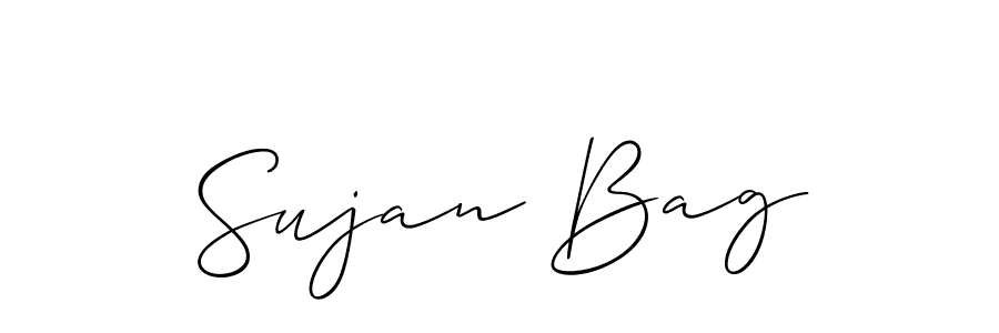 You can use this online signature creator to create a handwritten signature for the name Sujan Bag. This is the best online autograph maker. Sujan Bag signature style 2 images and pictures png