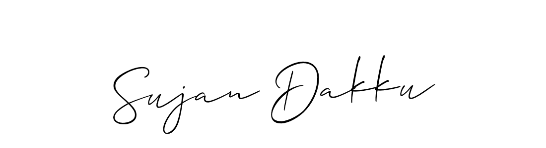 Make a beautiful signature design for name Sujan Dakku. Use this online signature maker to create a handwritten signature for free. Sujan Dakku signature style 2 images and pictures png