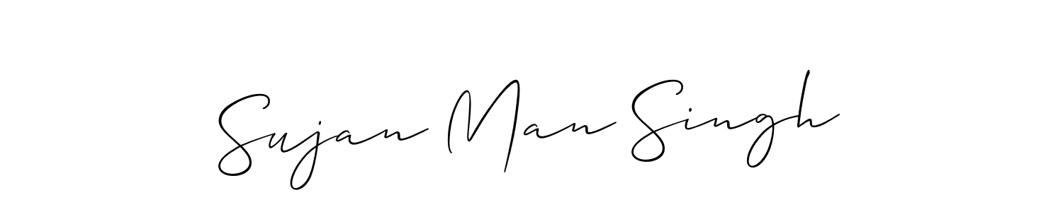 This is the best signature style for the Sujan Man Singh name. Also you like these signature font (Allison_Script). Mix name signature. Sujan Man Singh signature style 2 images and pictures png