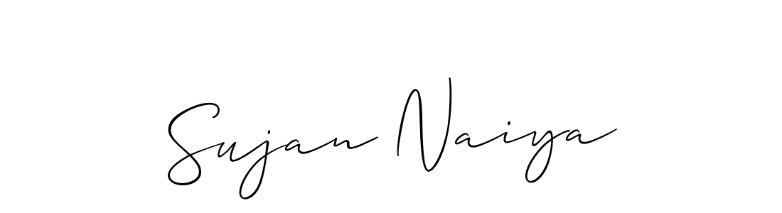 Similarly Allison_Script is the best handwritten signature design. Signature creator online .You can use it as an online autograph creator for name Sujan Naiya. Sujan Naiya signature style 2 images and pictures png