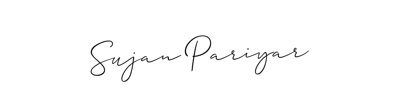 See photos of Sujan Pariyar official signature by Spectra . Check more albums & portfolios. Read reviews & check more about Allison_Script font. Sujan Pariyar signature style 2 images and pictures png