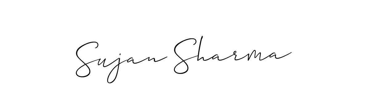 Make a beautiful signature design for name Sujan Sharma. Use this online signature maker to create a handwritten signature for free. Sujan Sharma signature style 2 images and pictures png