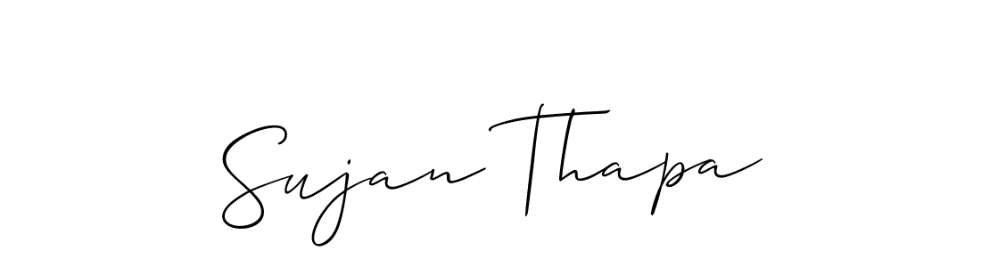 Make a beautiful signature design for name Sujan Thapa. Use this online signature maker to create a handwritten signature for free. Sujan Thapa signature style 2 images and pictures png