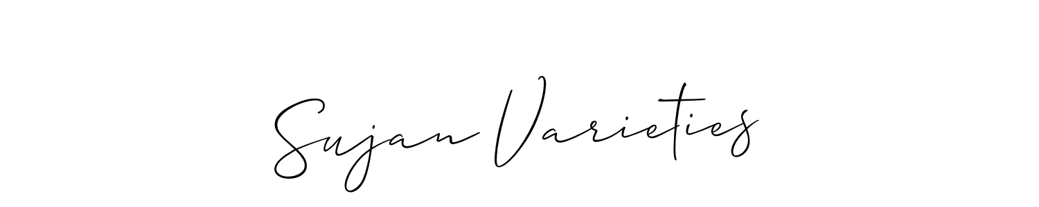 Once you've used our free online signature maker to create your best signature Allison_Script style, it's time to enjoy all of the benefits that Sujan Varieties name signing documents. Sujan Varieties signature style 2 images and pictures png