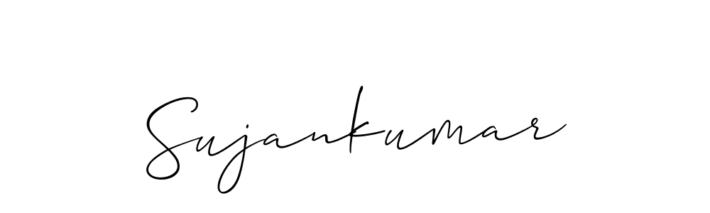 The best way (Allison_Script) to make a short signature is to pick only two or three words in your name. The name Sujankumar include a total of six letters. For converting this name. Sujankumar signature style 2 images and pictures png
