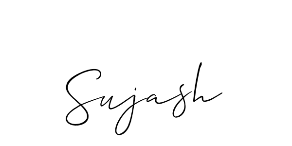 The best way (Allison_Script) to make a short signature is to pick only two or three words in your name. The name Sujash include a total of six letters. For converting this name. Sujash signature style 2 images and pictures png