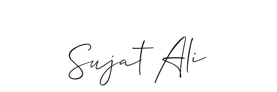 Make a short Sujat Ali signature style. Manage your documents anywhere anytime using Allison_Script. Create and add eSignatures, submit forms, share and send files easily. Sujat Ali signature style 2 images and pictures png