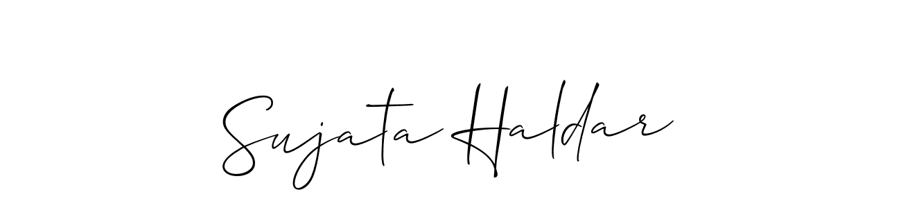 Sujata Haldar stylish signature style. Best Handwritten Sign (Allison_Script) for my name. Handwritten Signature Collection Ideas for my name Sujata Haldar. Sujata Haldar signature style 2 images and pictures png