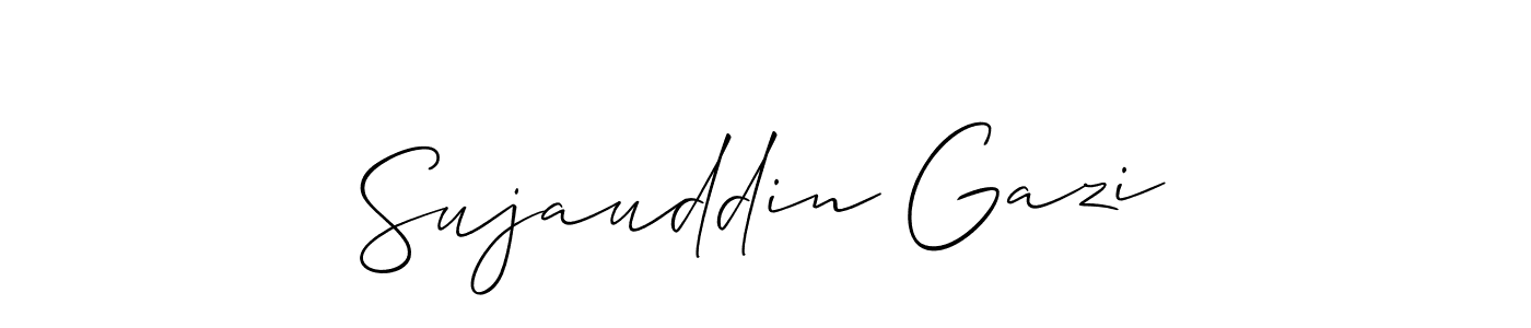 if you are searching for the best signature style for your name Sujauddin Gazi. so please give up your signature search. here we have designed multiple signature styles  using Allison_Script. Sujauddin Gazi signature style 2 images and pictures png