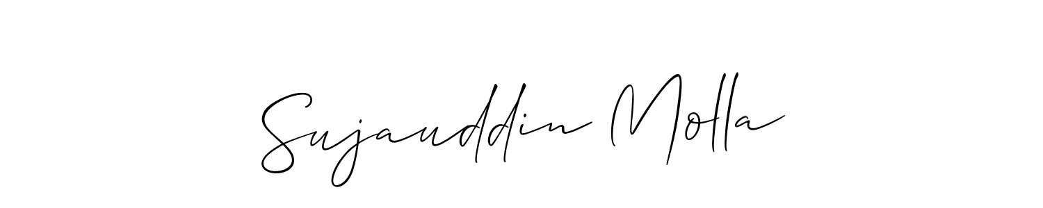 It looks lik you need a new signature style for name Sujauddin Molla. Design unique handwritten (Allison_Script) signature with our free signature maker in just a few clicks. Sujauddin Molla signature style 2 images and pictures png