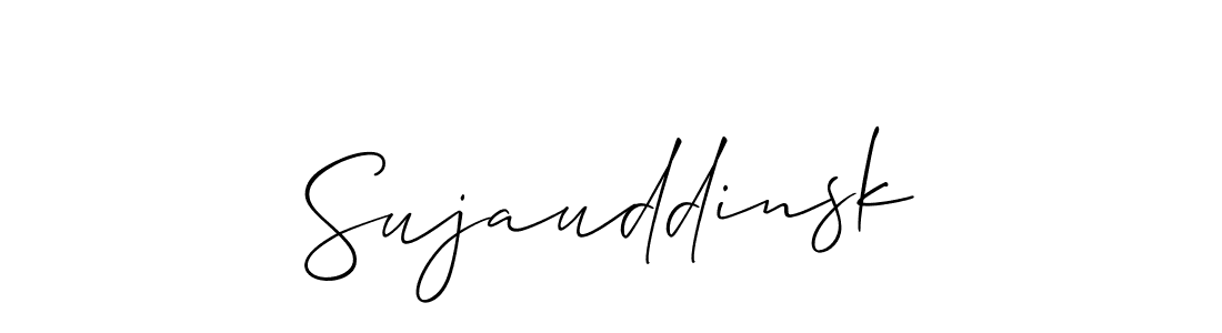 if you are searching for the best signature style for your name Sujauddinsk. so please give up your signature search. here we have designed multiple signature styles  using Allison_Script. Sujauddinsk signature style 2 images and pictures png