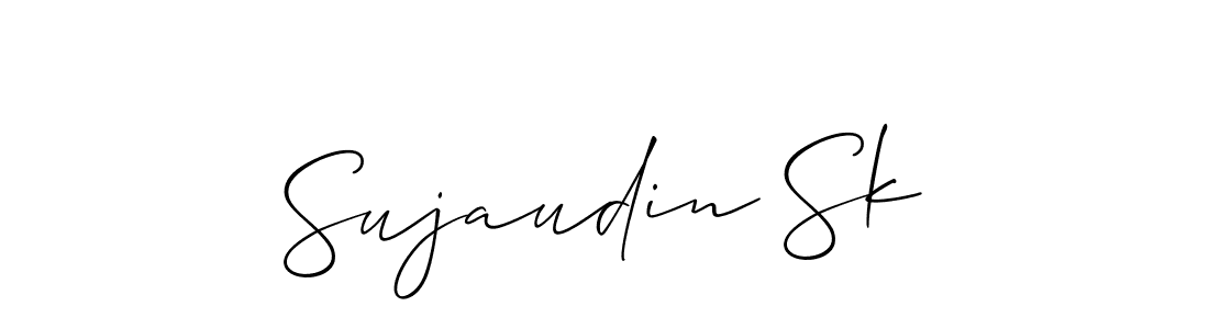 Also we have Sujaudin Sk name is the best signature style. Create professional handwritten signature collection using Allison_Script autograph style. Sujaudin Sk signature style 2 images and pictures png