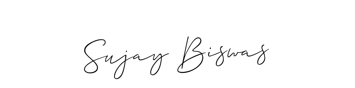 You should practise on your own different ways (Allison_Script) to write your name (Sujay Biswas) in signature. don't let someone else do it for you. Sujay Biswas signature style 2 images and pictures png