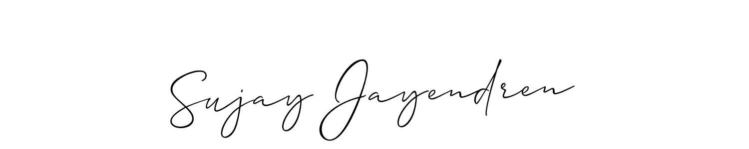 Check out images of Autograph of Sujay Jayendren name. Actor Sujay Jayendren Signature Style. Allison_Script is a professional sign style online. Sujay Jayendren signature style 2 images and pictures png