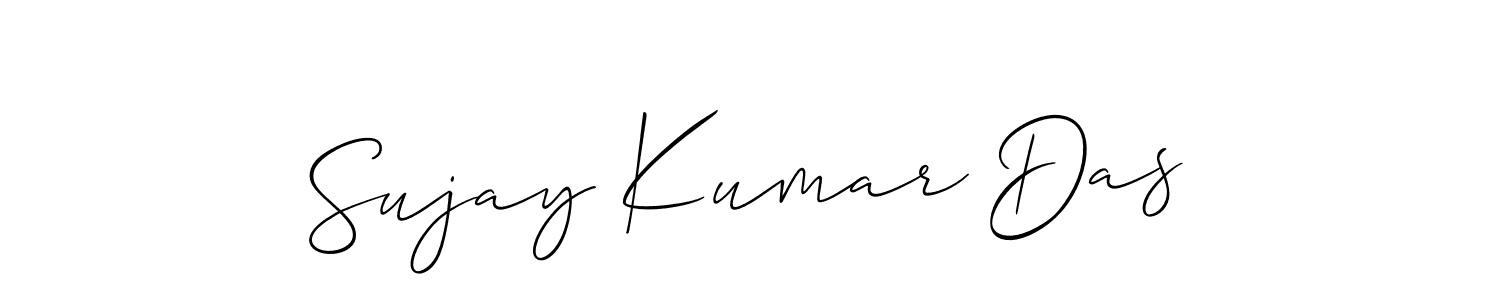 You should practise on your own different ways (Allison_Script) to write your name (Sujay Kumar Das) in signature. don't let someone else do it for you. Sujay Kumar Das signature style 2 images and pictures png