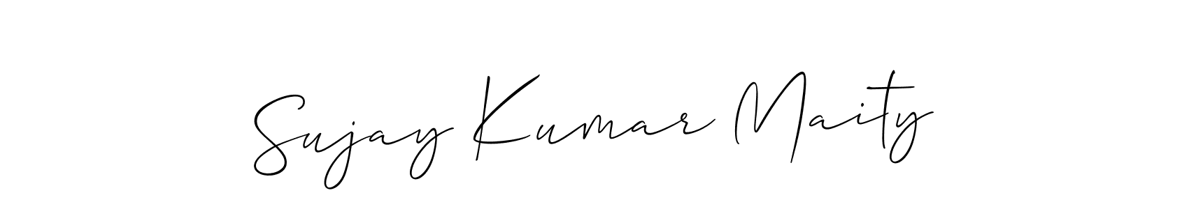 Check out images of Autograph of Sujay Kumar Maity name. Actor Sujay Kumar Maity Signature Style. Allison_Script is a professional sign style online. Sujay Kumar Maity signature style 2 images and pictures png