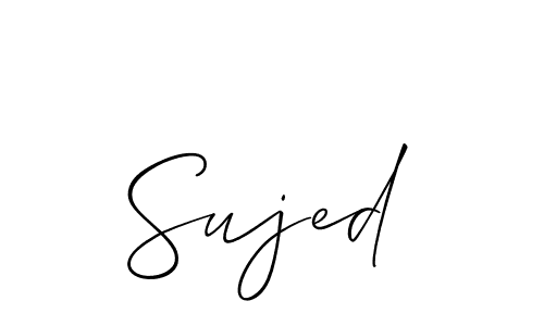 It looks lik you need a new signature style for name Sujed. Design unique handwritten (Allison_Script) signature with our free signature maker in just a few clicks. Sujed signature style 2 images and pictures png