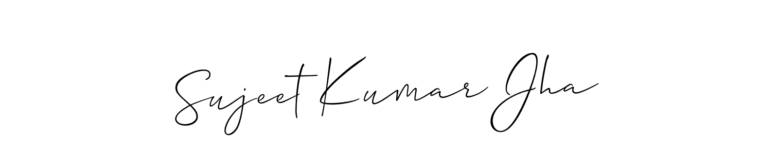 Once you've used our free online signature maker to create your best signature Allison_Script style, it's time to enjoy all of the benefits that Sujeet Kumar Jha name signing documents. Sujeet Kumar Jha signature style 2 images and pictures png