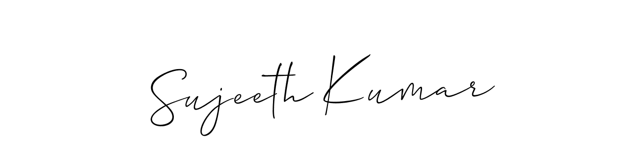 You should practise on your own different ways (Allison_Script) to write your name (Sujeeth Kumar) in signature. don't let someone else do it for you. Sujeeth Kumar signature style 2 images and pictures png