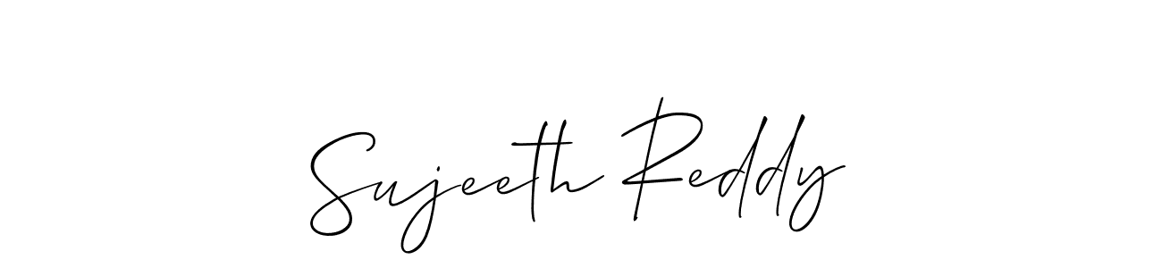 Create a beautiful signature design for name Sujeeth Reddy. With this signature (Allison_Script) fonts, you can make a handwritten signature for free. Sujeeth Reddy signature style 2 images and pictures png