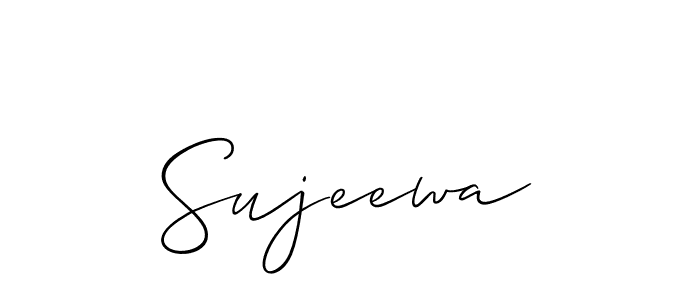 Also You can easily find your signature by using the search form. We will create Sujeewa name handwritten signature images for you free of cost using Allison_Script sign style. Sujeewa signature style 2 images and pictures png