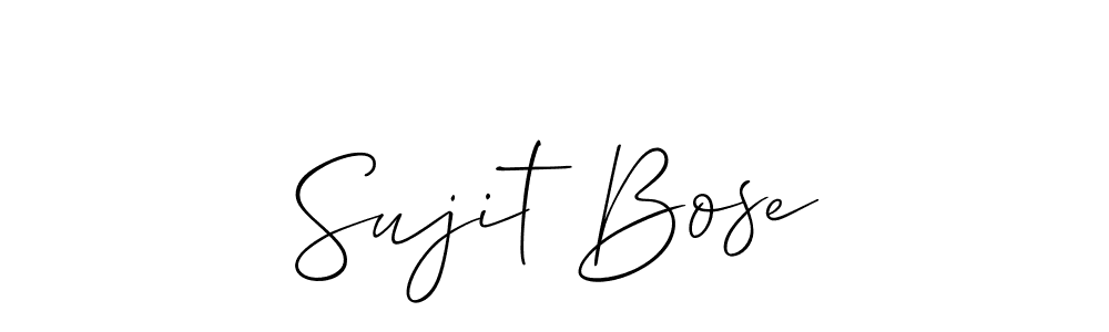 Sujit Bose stylish signature style. Best Handwritten Sign (Allison_Script) for my name. Handwritten Signature Collection Ideas for my name Sujit Bose. Sujit Bose signature style 2 images and pictures png