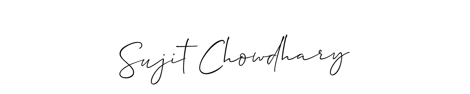 Best and Professional Signature Style for Sujit Chowdhary. Allison_Script Best Signature Style Collection. Sujit Chowdhary signature style 2 images and pictures png