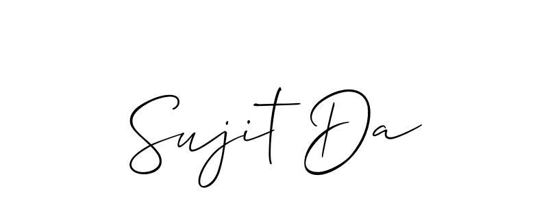 Once you've used our free online signature maker to create your best signature Allison_Script style, it's time to enjoy all of the benefits that Sujit Da name signing documents. Sujit Da signature style 2 images and pictures png