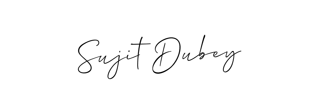 Best and Professional Signature Style for Sujit Dubey. Allison_Script Best Signature Style Collection. Sujit Dubey signature style 2 images and pictures png