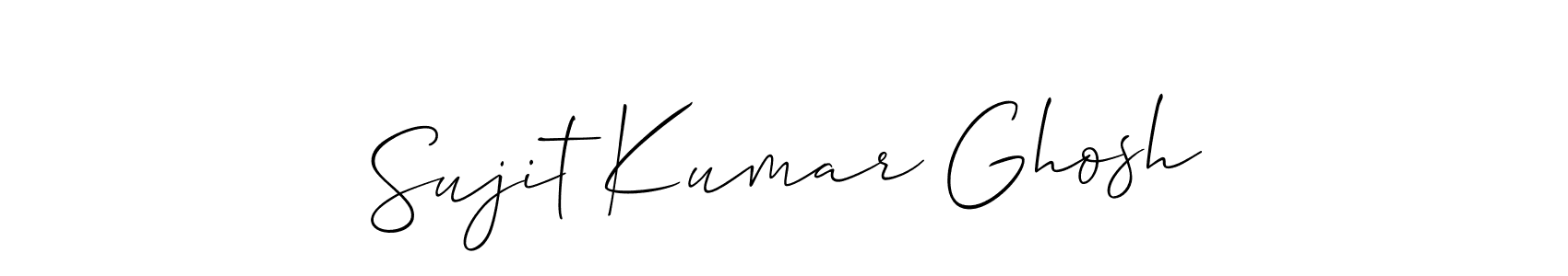 Design your own signature with our free online signature maker. With this signature software, you can create a handwritten (Allison_Script) signature for name Sujit Kumar Ghosh. Sujit Kumar Ghosh signature style 2 images and pictures png
