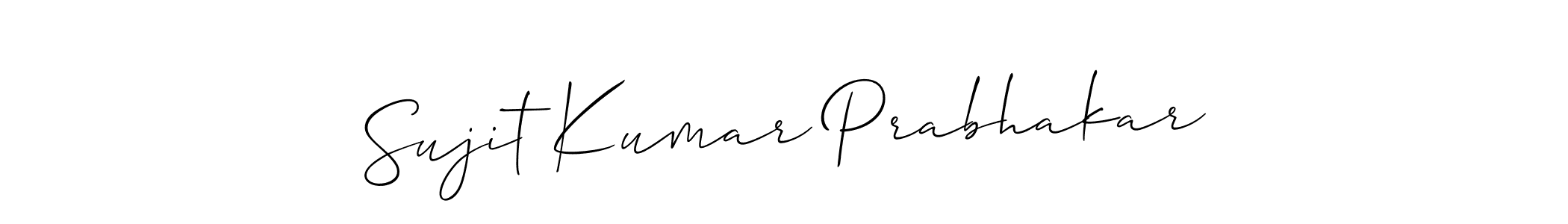 Sujit Kumar Prabhakar stylish signature style. Best Handwritten Sign (Allison_Script) for my name. Handwritten Signature Collection Ideas for my name Sujit Kumar Prabhakar. Sujit Kumar Prabhakar signature style 2 images and pictures png