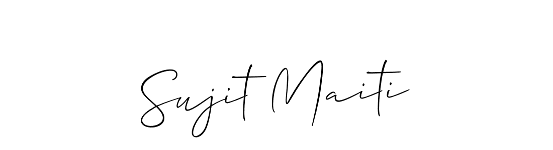 Best and Professional Signature Style for Sujit Maiti. Allison_Script Best Signature Style Collection. Sujit Maiti signature style 2 images and pictures png