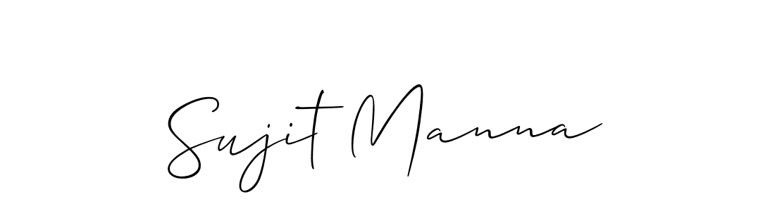 It looks lik you need a new signature style for name Sujit Manna. Design unique handwritten (Allison_Script) signature with our free signature maker in just a few clicks. Sujit Manna signature style 2 images and pictures png