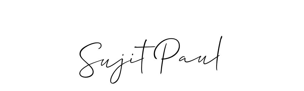 How to make Sujit Paul signature? Allison_Script is a professional autograph style. Create handwritten signature for Sujit Paul name. Sujit Paul signature style 2 images and pictures png