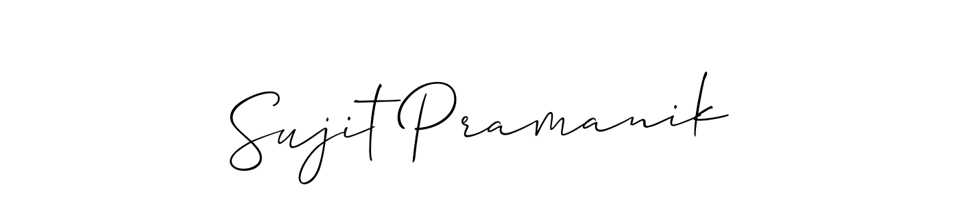It looks lik you need a new signature style for name Sujit Pramanik. Design unique handwritten (Allison_Script) signature with our free signature maker in just a few clicks. Sujit Pramanik signature style 2 images and pictures png