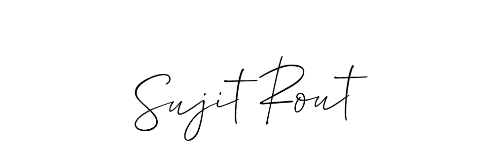 Make a beautiful signature design for name Sujit Rout. Use this online signature maker to create a handwritten signature for free. Sujit Rout signature style 2 images and pictures png