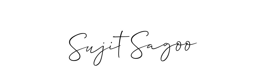 How to Draw Sujit Sagoo signature style? Allison_Script is a latest design signature styles for name Sujit Sagoo. Sujit Sagoo signature style 2 images and pictures png