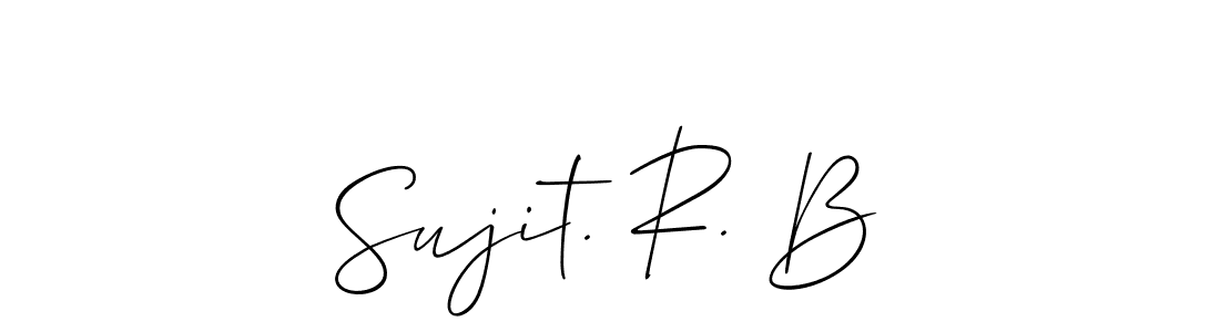Check out images of Autograph of Sujit. R. B name. Actor Sujit. R. B Signature Style. Allison_Script is a professional sign style online. Sujit. R. B signature style 2 images and pictures png