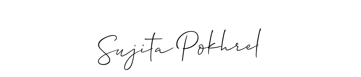 Once you've used our free online signature maker to create your best signature Allison_Script style, it's time to enjoy all of the benefits that Sujita Pokhrel name signing documents. Sujita Pokhrel signature style 2 images and pictures png