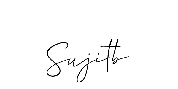 Make a beautiful signature design for name Sujitb. Use this online signature maker to create a handwritten signature for free. Sujitb signature style 2 images and pictures png