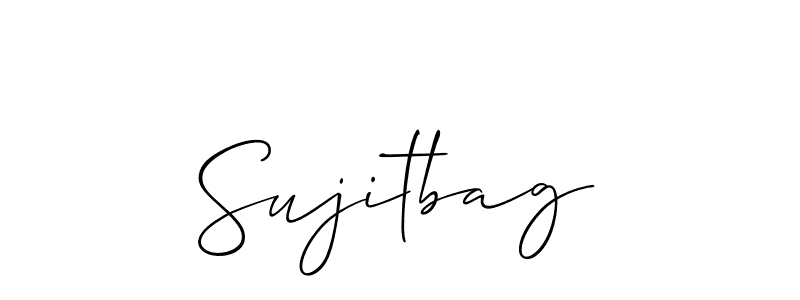 Make a beautiful signature design for name Sujitbag. Use this online signature maker to create a handwritten signature for free. Sujitbag signature style 2 images and pictures png