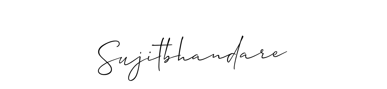 Here are the top 10 professional signature styles for the name Sujitbhandare. These are the best autograph styles you can use for your name. Sujitbhandare signature style 2 images and pictures png