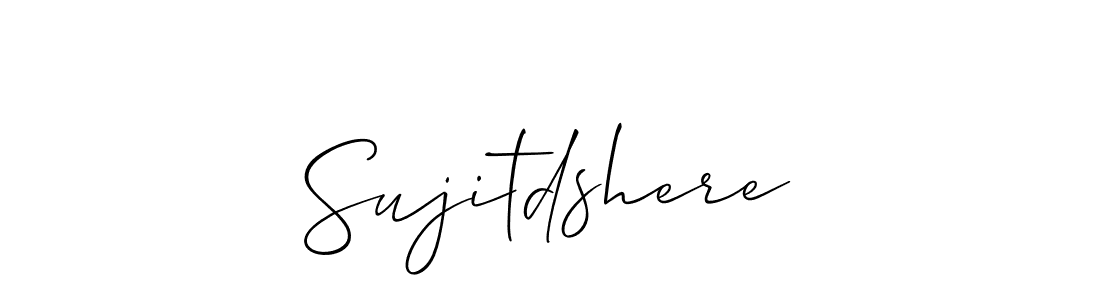 You should practise on your own different ways (Allison_Script) to write your name (Sujitdshere) in signature. don't let someone else do it for you. Sujitdshere signature style 2 images and pictures png